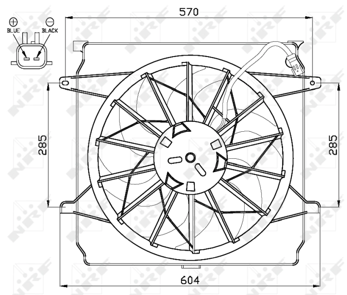 Ventilator radiator racire
