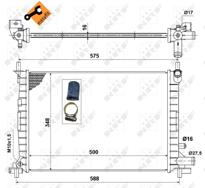 Radiator racire motor