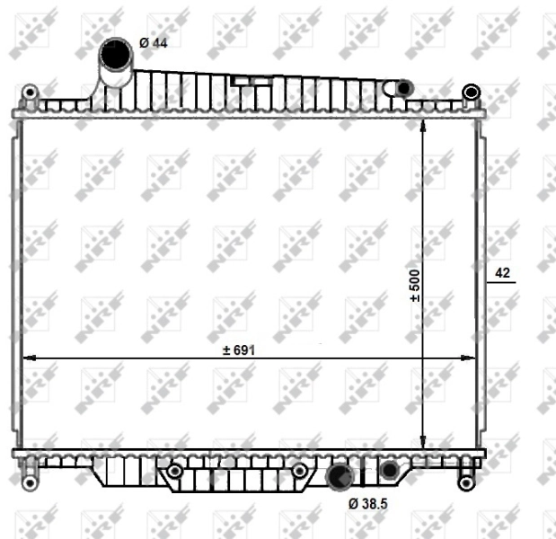 Radiator racire motor