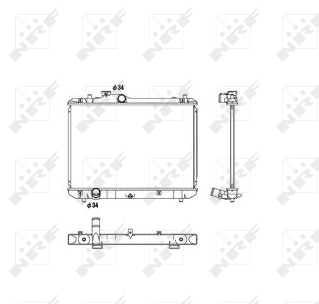 Radiator racire motor