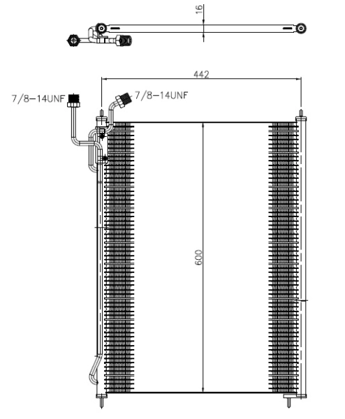 Radiator climatizare