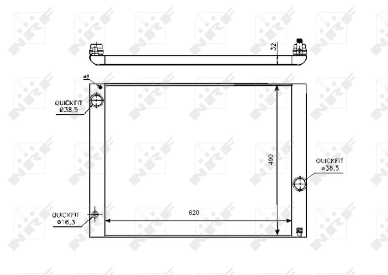 Radiator racire motor