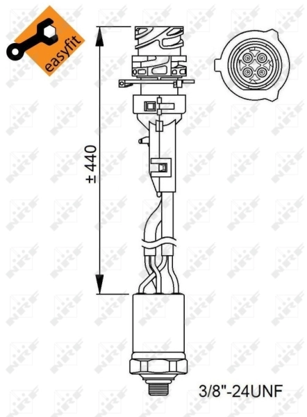 Comutator presiune aer conditionat