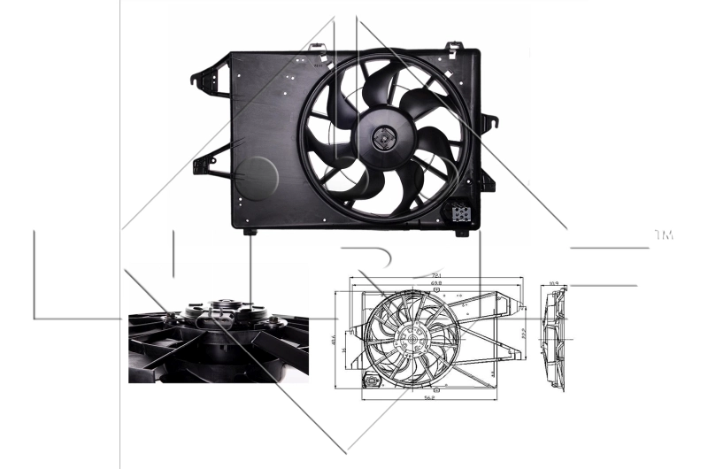 Ventilator radiator racire