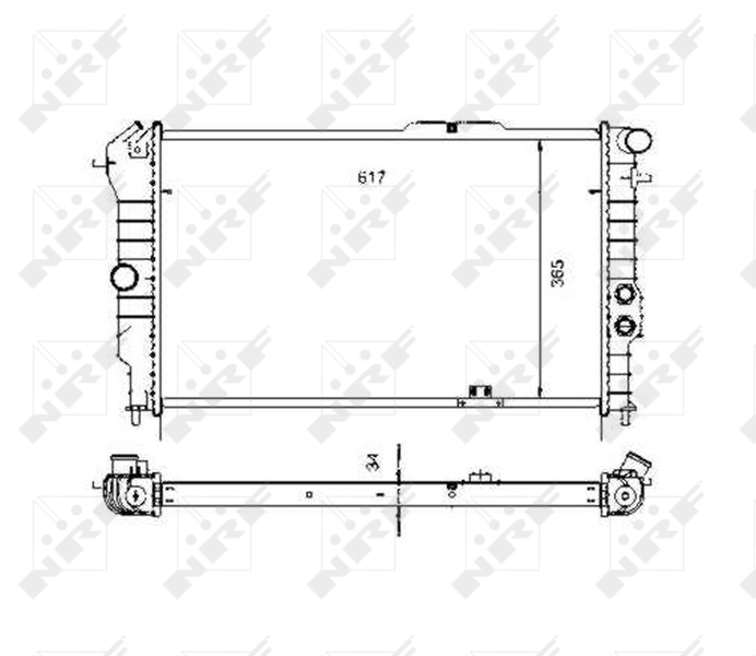 Radiator racire motor
