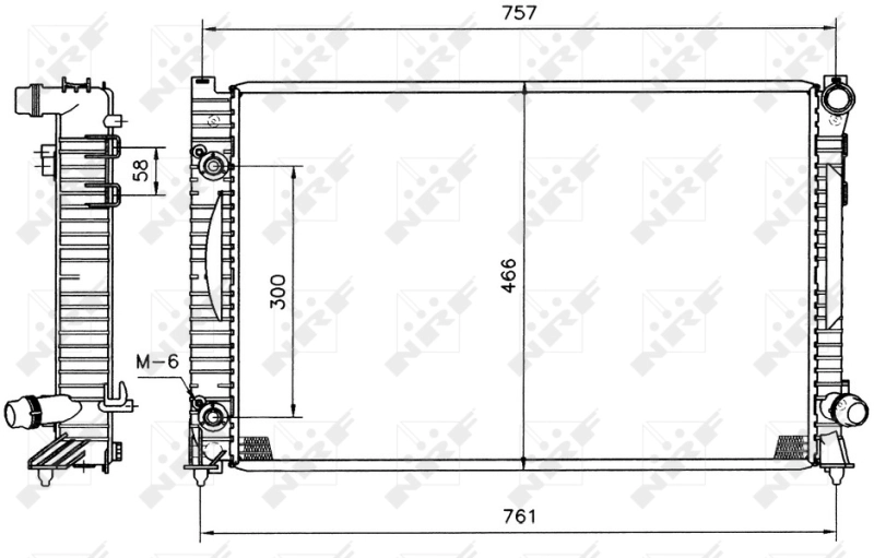 Radiator racire motor