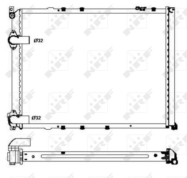Radiator racire motor