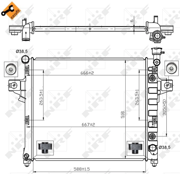 Radiator racire motor