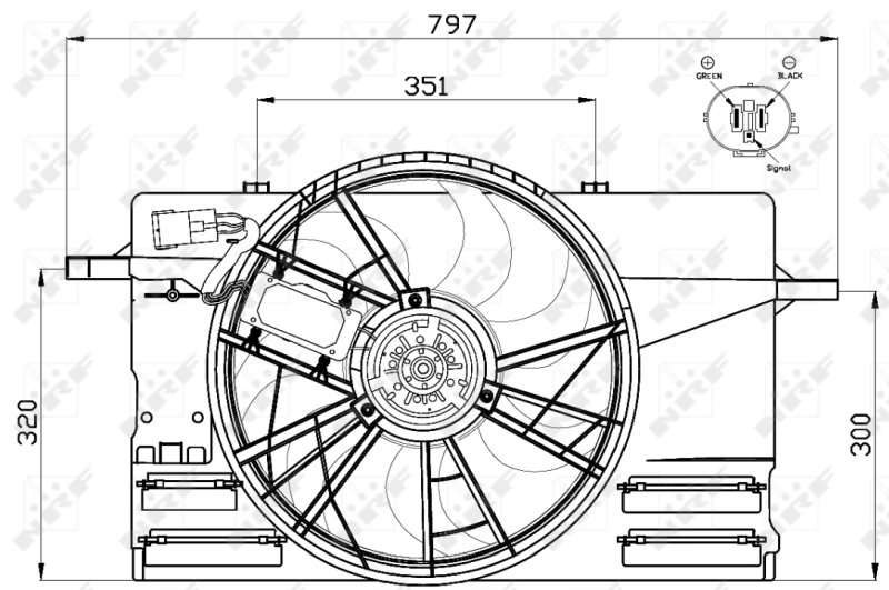 Ventilator radiator racire