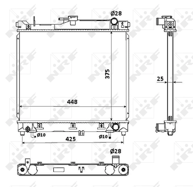 Radiator racire motor