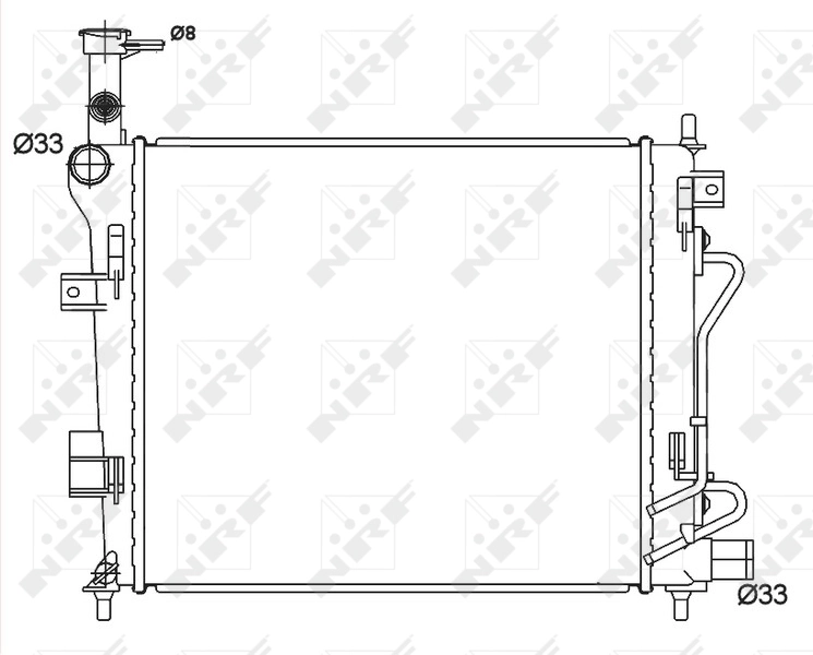 Radiator racire motor