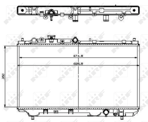 Radiator racire motor