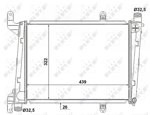 Radiator racire motor