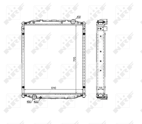 Radiator racire motor