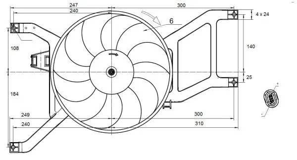 Ventilator radiator racire