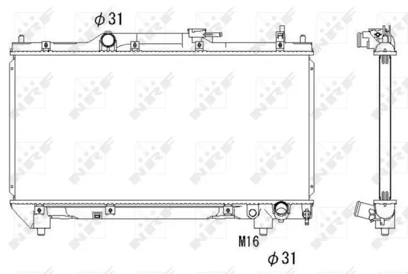 Radiator racire motor