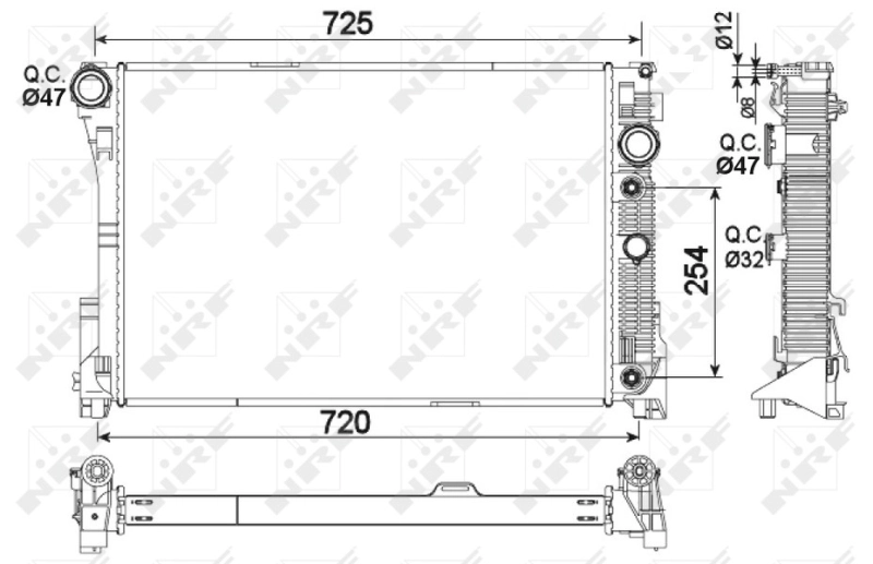 Radiator racire motor