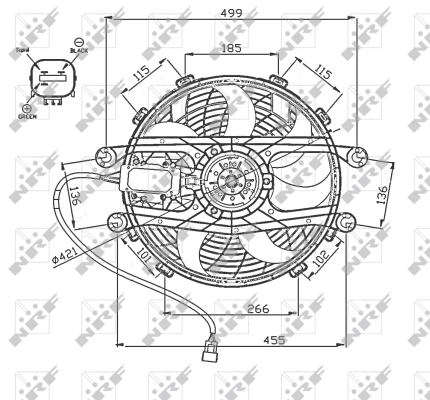 Ventilator radiator racire