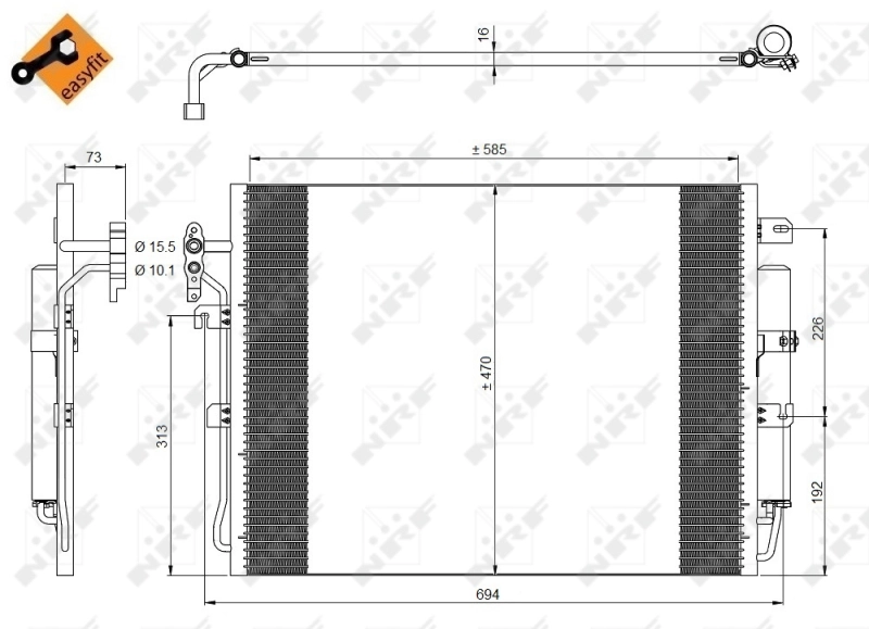 Radiator climatizare