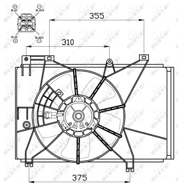 Ventilator radiator racire
