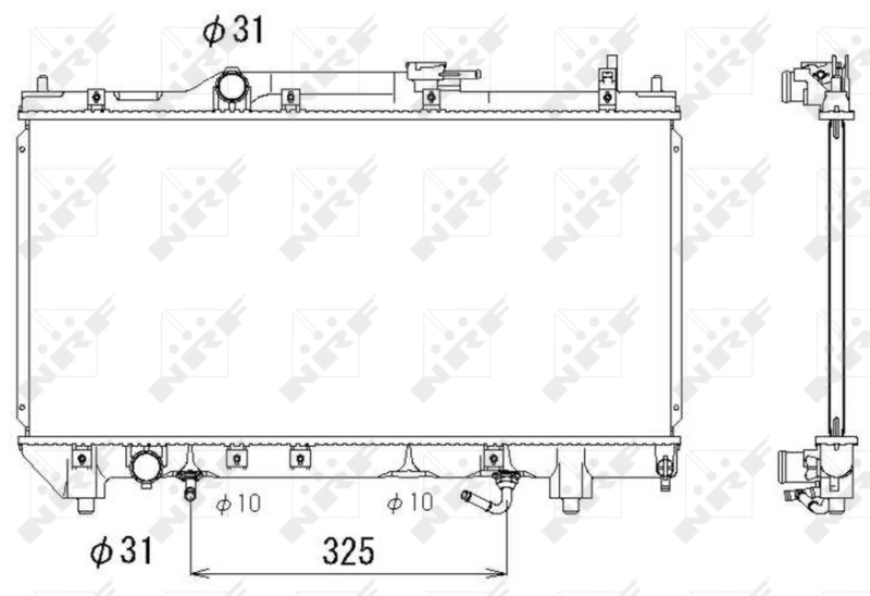 Radiator racire motor