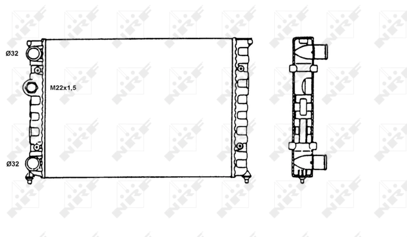 Radiator racire motor