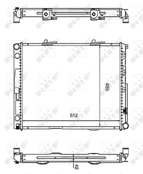 Radiator racire motor