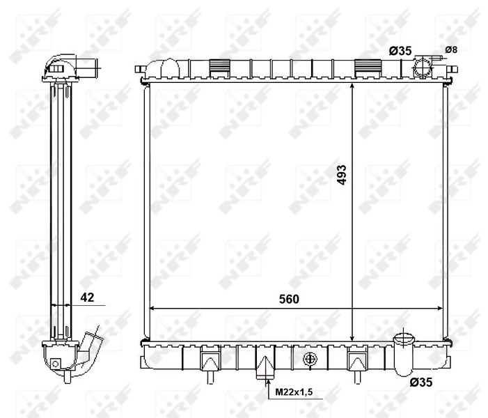 Radiator racire motor