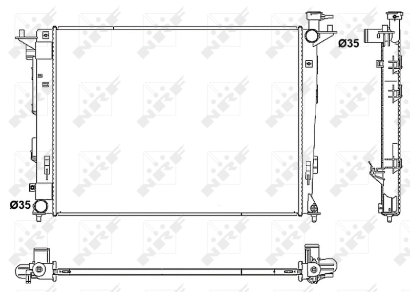 Radiator racire motor