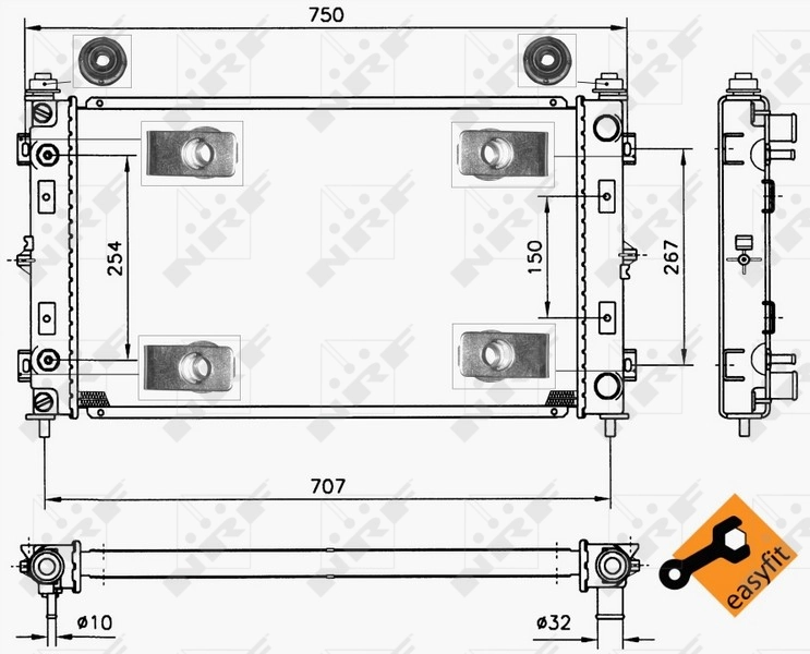 Radiator racire motor