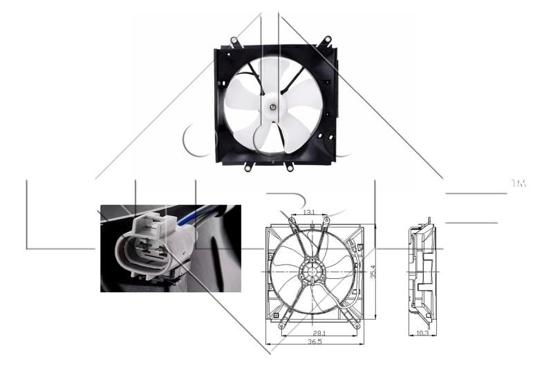 Ventilator radiator racire