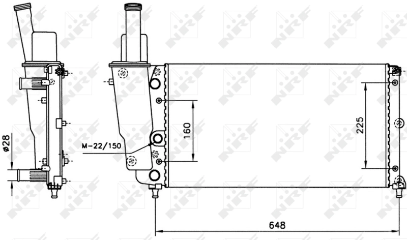 Radiator racire motor