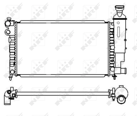 Radiator racire motor