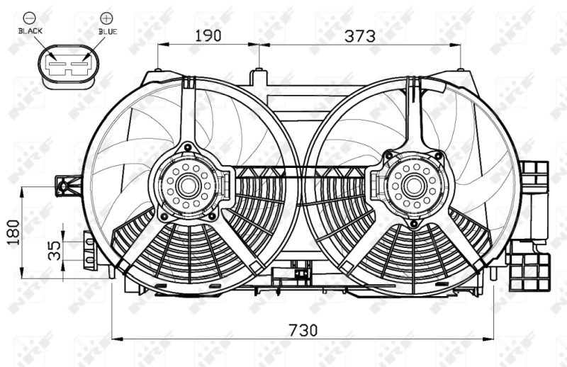 Ventilator radiator racire
