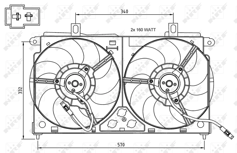Ventilator radiator racire