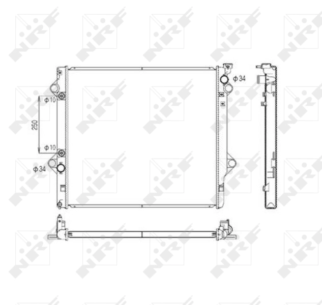 Radiator racire motor