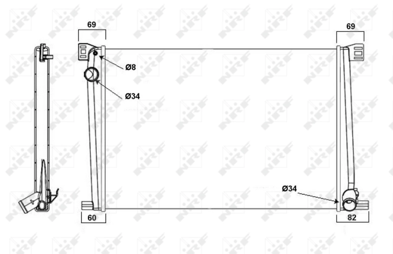 Radiator racire motor