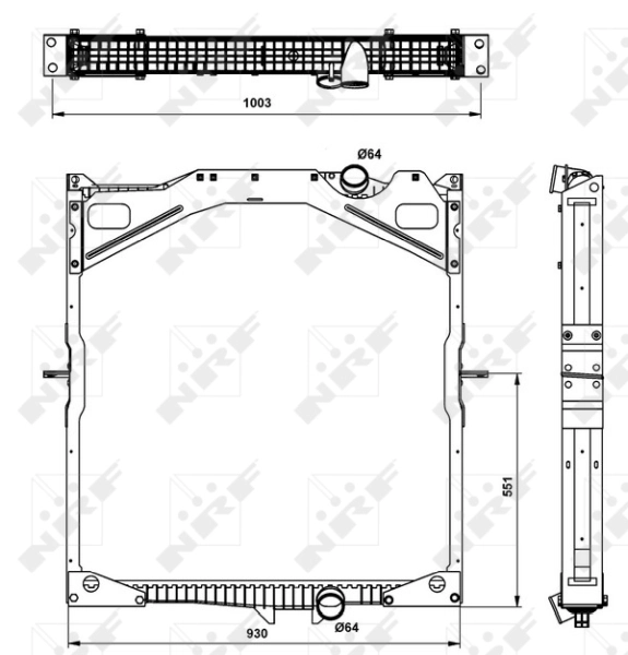 Radiator racire motor