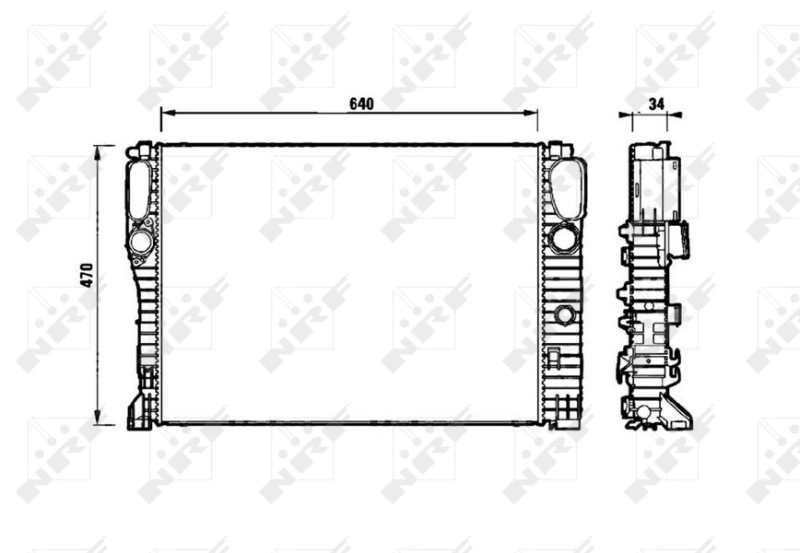 Radiator racire motor
