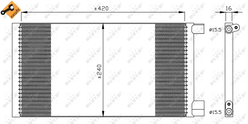 Radiator climatizare