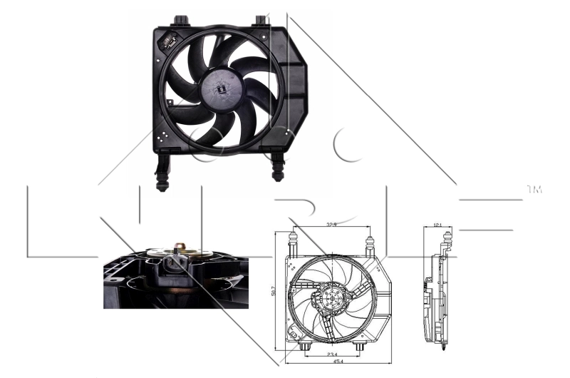Ventilator radiator racire