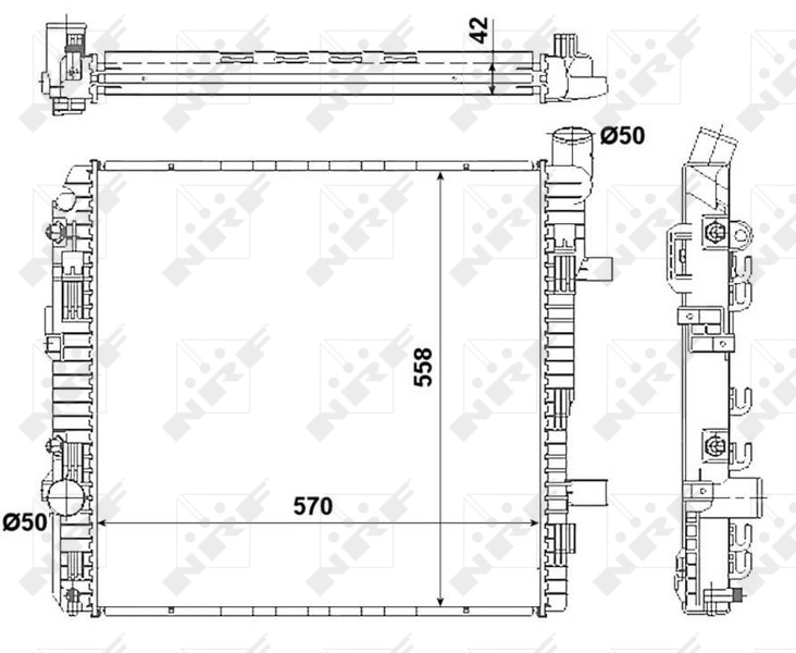 Radiator racire motor