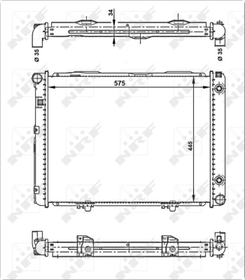 Radiator racire motor