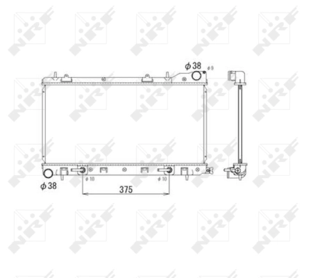 Radiator racire motor
