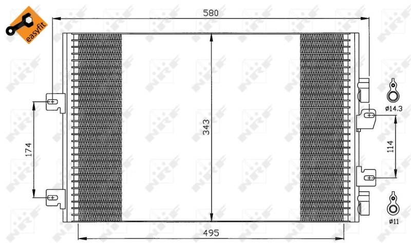 Radiator climatizare