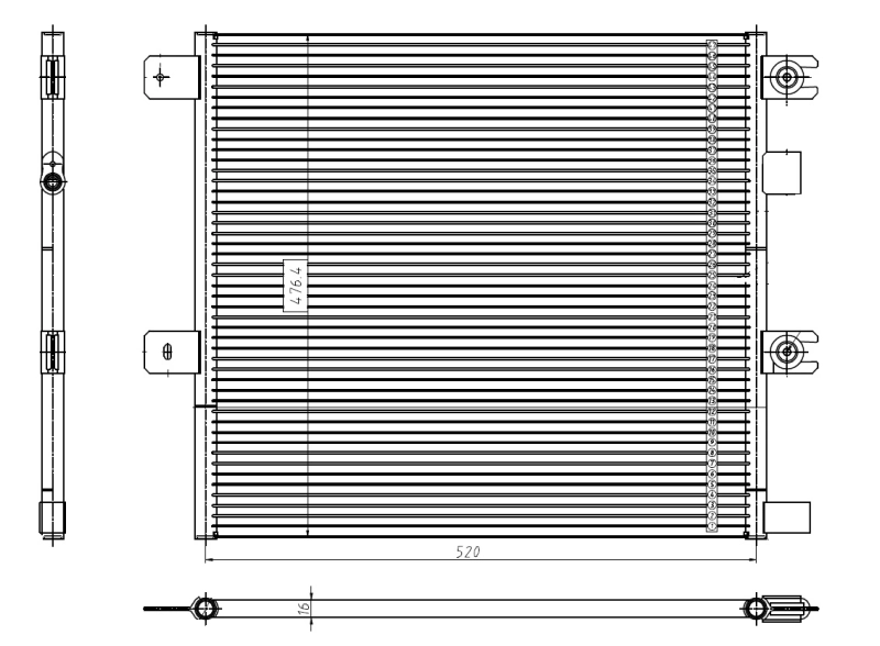 Radiator climatizare
