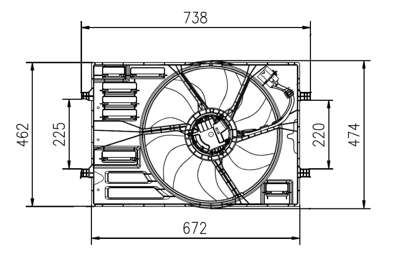 Ventilator radiator racire