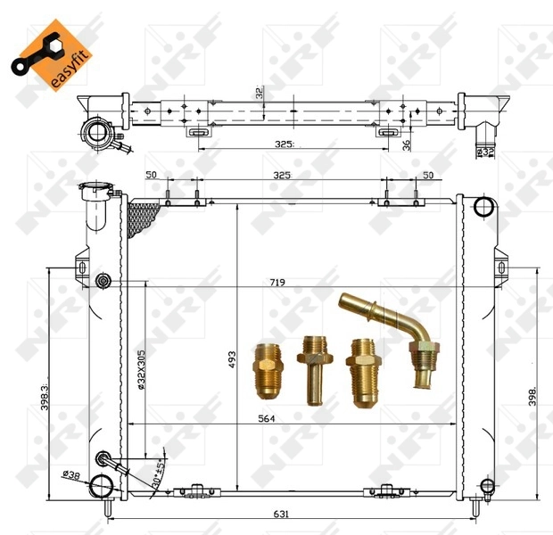 Radiator racire motor
