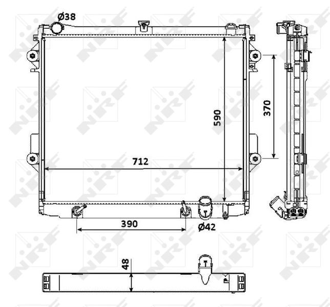 Radiator racire motor