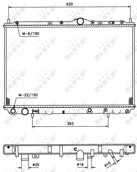 Radiator racire motor
